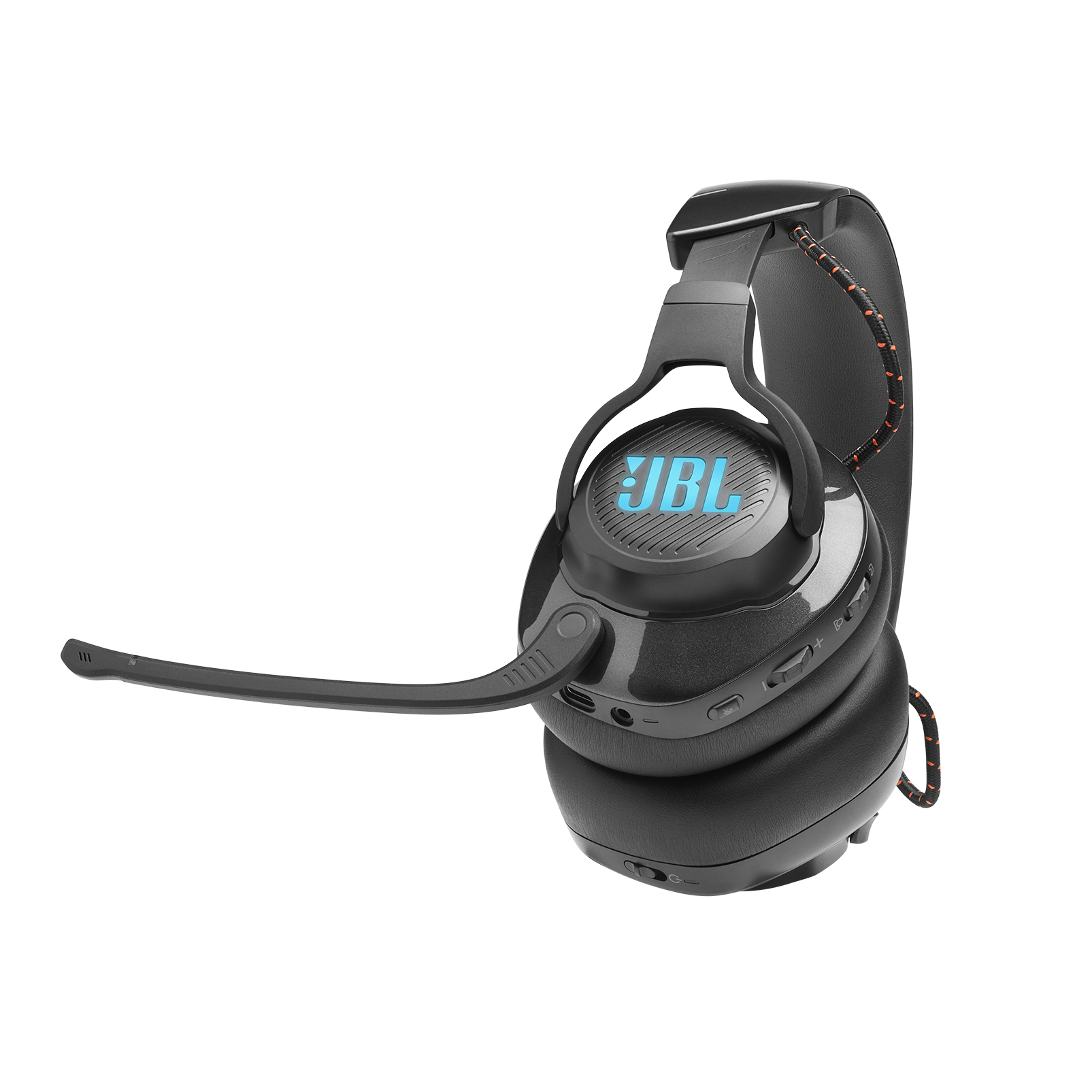 JBL Quantum 600 - Black - Wireless over-ear performance PC gaming headset with surround sound and game-chat balance dial - Detailshot 4